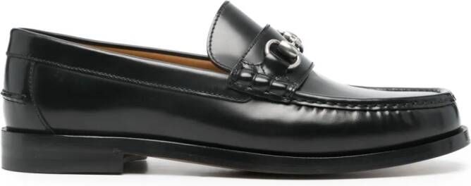 Gucci Horsebit leren loafers Zwart