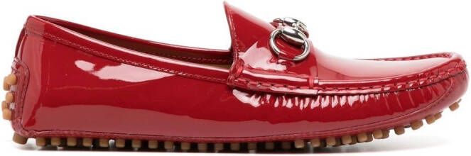 Gucci Leren loafers Rood