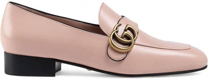 Gucci Loafers met dubbele G Roze - Schoenen.nl