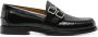 Gucci GG Supreme leren loafers Zwart - Thumbnail 1