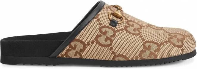 Gucci Loafers met GG monogram Beige