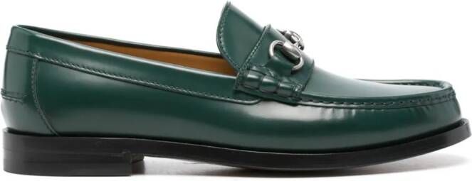 Gucci Loafers met Horsebit-detail Groen