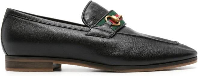 Gucci Loafers met Horsebit-detail Zwart