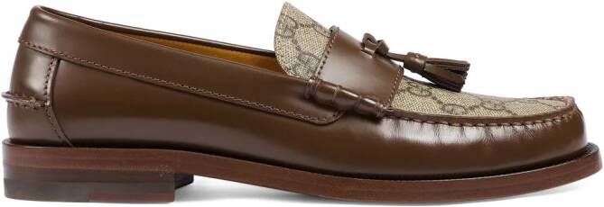 Gucci Loafers met kwastje Bruin