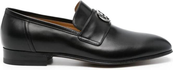 Gucci Loafers met logoplakkaat Zwart