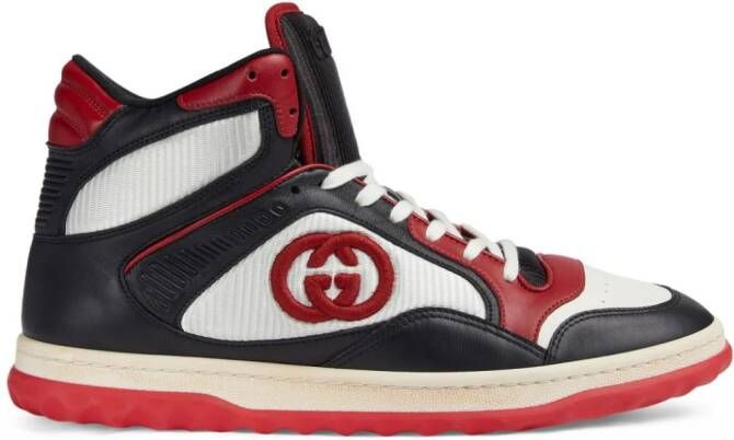 Gucci MAC80 sneakers met colourblocking Zwart