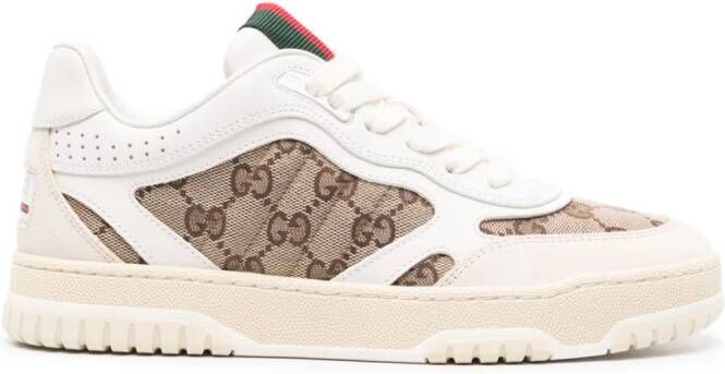 Gucci Re-Web sneakers met vlakken Wit