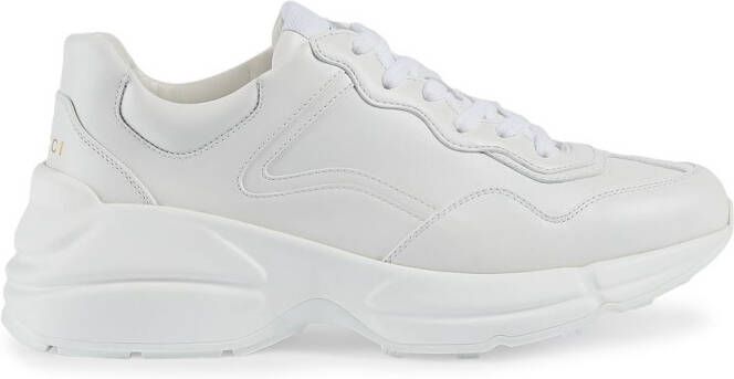 Gucci Rhyton leren sneakers Wit