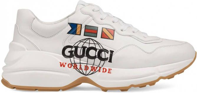 Gucci Rhyton Worldwide sneakers Wit