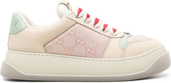 Gucci Screener GG sneakers met vlakken Roze