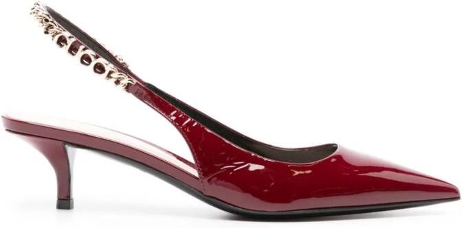 Gucci Signoria 45 mm slingback pumps Rood