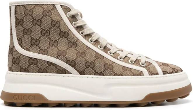 Gucci GG high-top sneakers Beige