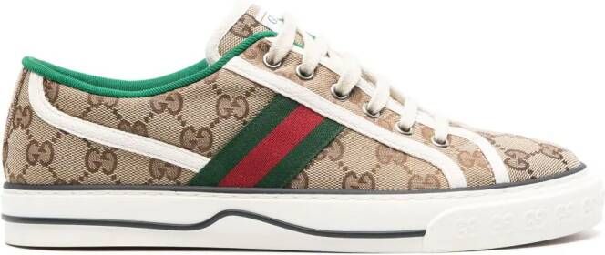 Gucci Tennis 1977 GG canvas sneakers Beige