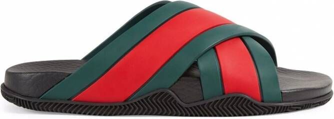 Gucci Web sandalen Rood