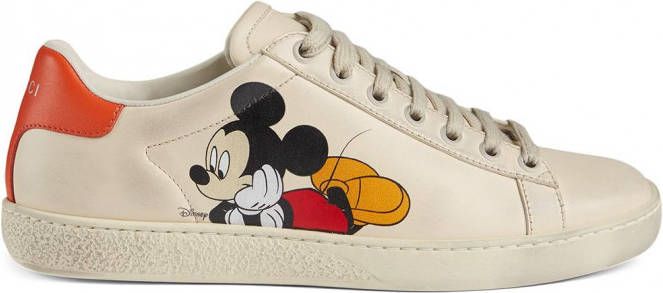 Maar Auckland Pa Gucci x Disney Mickey Mouse sneakers Wit - Schoenen.nl