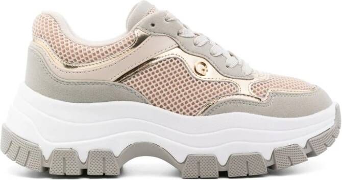 GUESS USA Brecky chunky mesh sneakers Beige