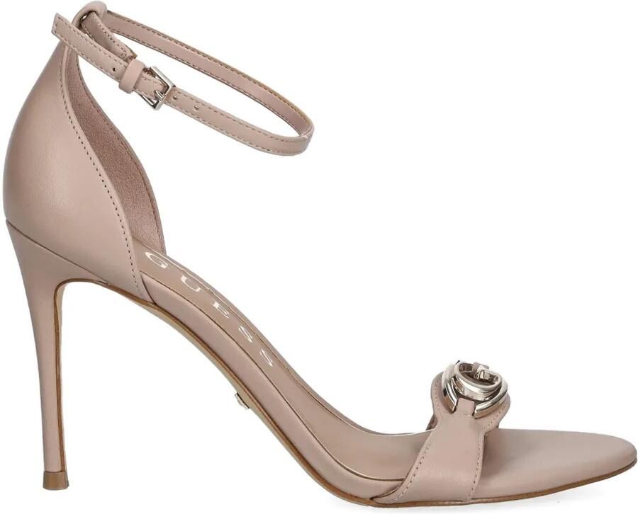 GUESS USA 100 mm leren pumps met hakken Roze