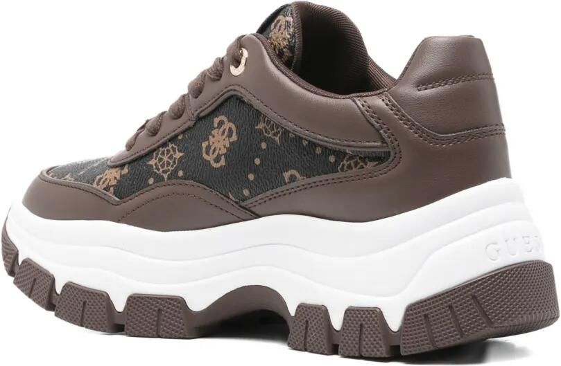 GUESS USA 73 mm Berrett 4G sneakers met logo Bruin