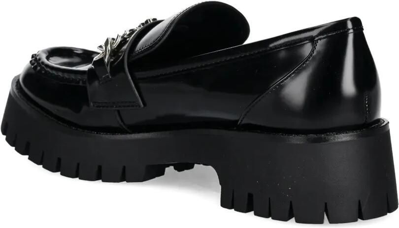 GUESS USA Almer loafers met chunky zool en kettingdetail Zwart - Foto 3