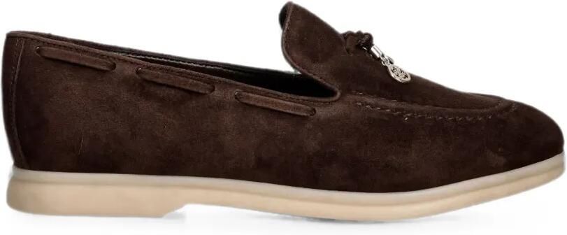 GUESS USA Aryanai suède loafers Bruin