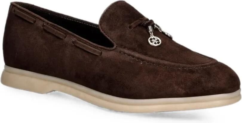 GUESS USA Aryanai suède loafers Bruin - Foto 3