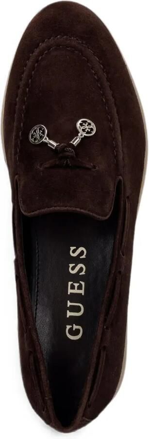 GUESS USA Aryanai suède loafers Bruin - Foto 4