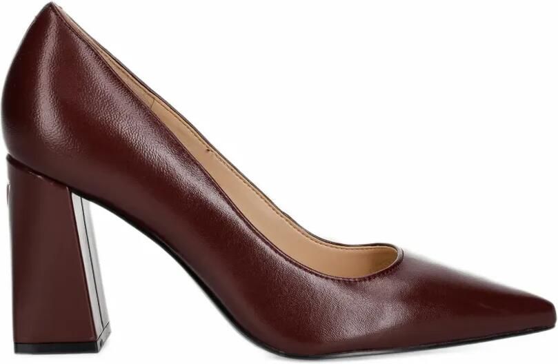 GUESS USA Barchie pumps met blokhak en puntige neus Rood