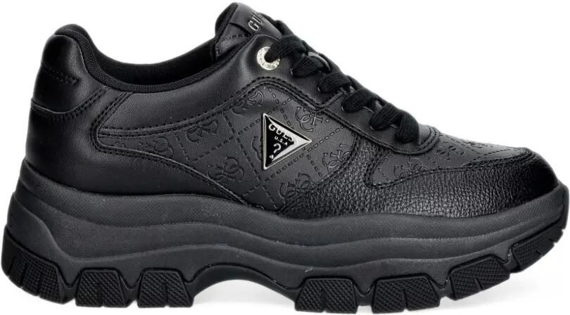 GUESS USA Beneto chunky sneakers met logo-reliëf Zwart