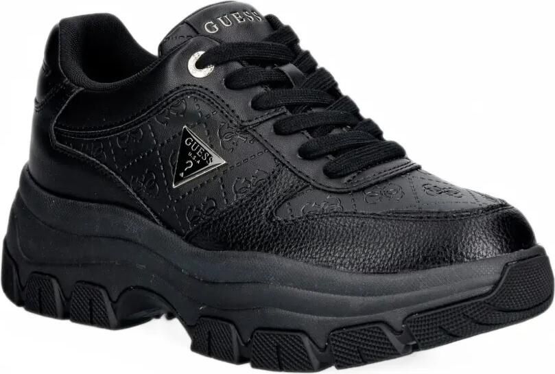 GUESS USA Beneto chunky sneakers met logo-reliëf Zwart - Foto 3