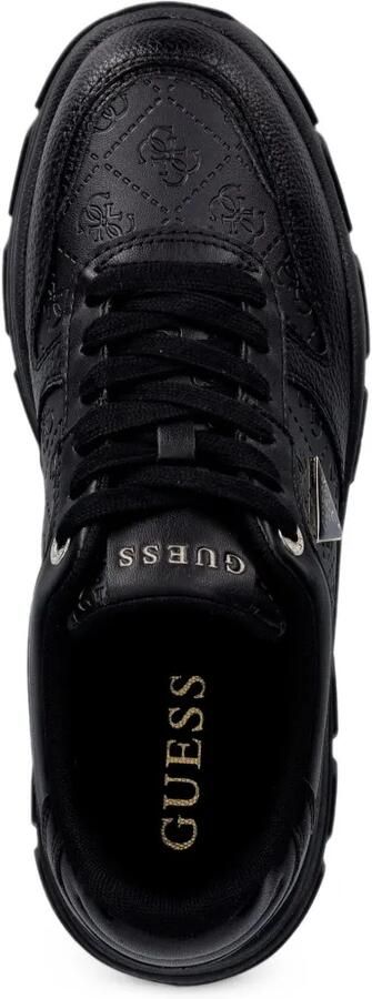 GUESS USA Beneto chunky sneakers met logo-reliëf Zwart - Foto 4