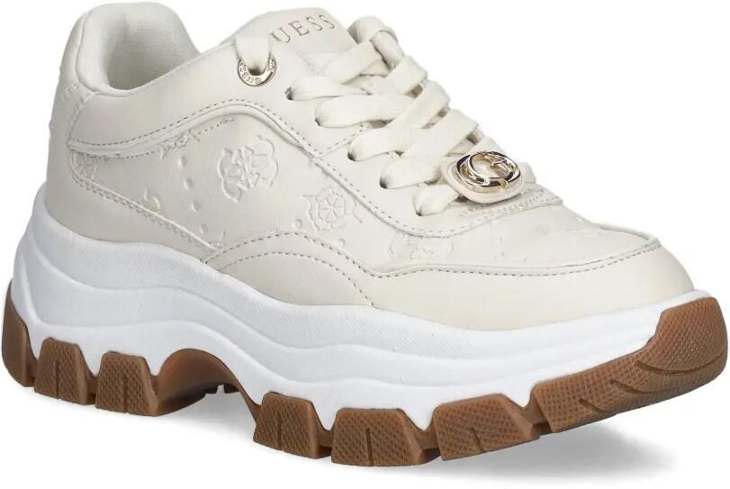 GUESS USA Berret 4G sneakers met pioenrozen patroon Beige - Foto 2
