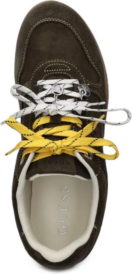 GUESS USA Besar suède sneakers met contrasterende stiksels Bruin - Foto 2