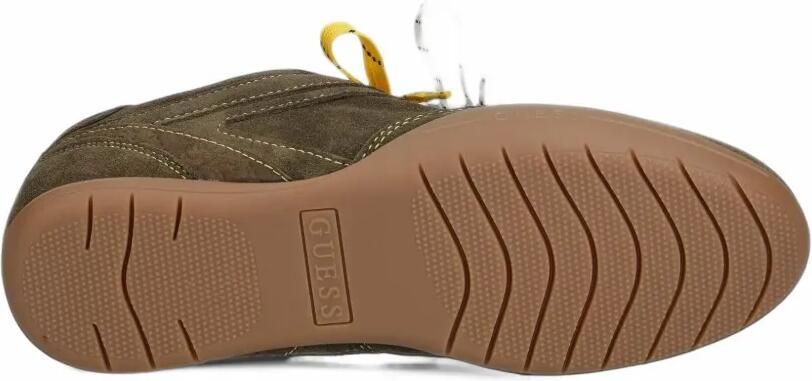 GUESS USA Besar suède sneakers met contrasterende stiksels Bruin - Foto 5