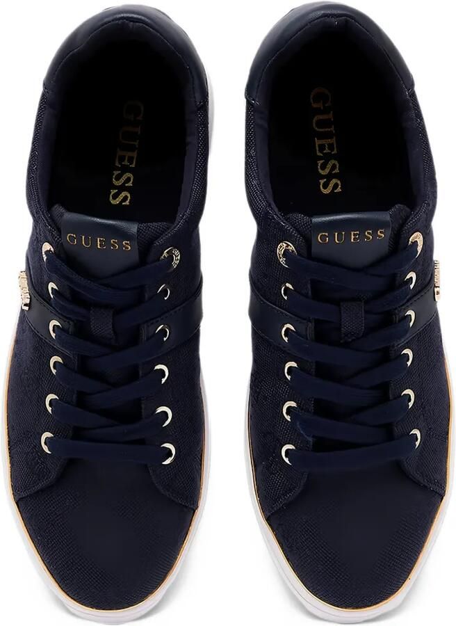 GUESS USA Britz2 jacquard sneakers Blauw - Foto 2