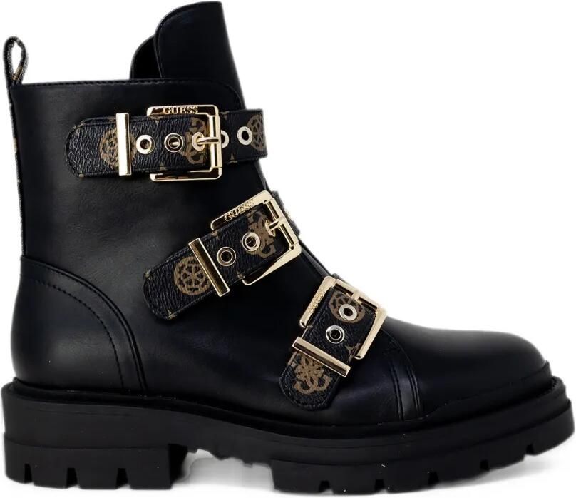 GUESS USA buckle-fastening ankle boots Zwart