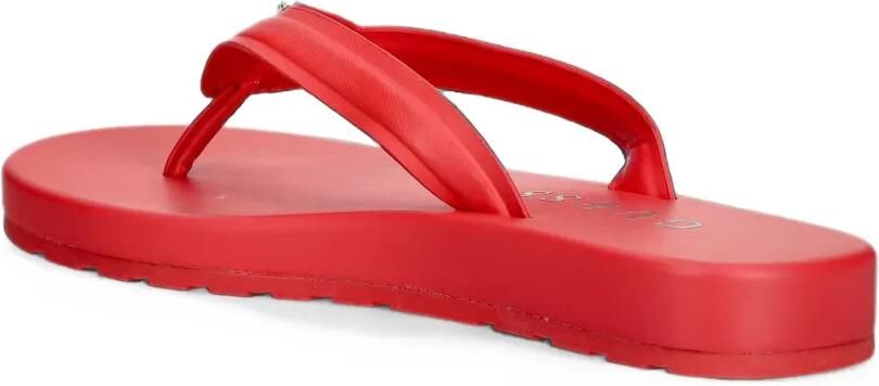 GUESS USA Candry teenslippers met logo-plakkaat Rood - Foto 3
