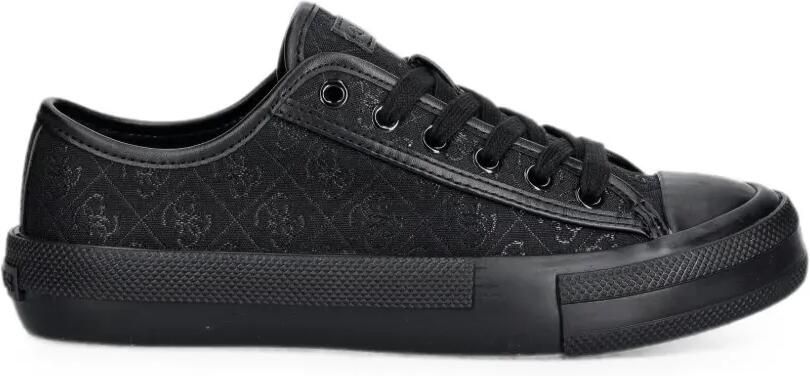 GUESS USA Carey low-top sneakers met logo-monogram Zwart