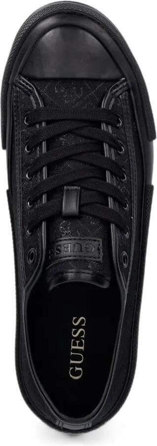 GUESS USA Carey low-top sneakers met logo-monogram Zwart - Foto 4