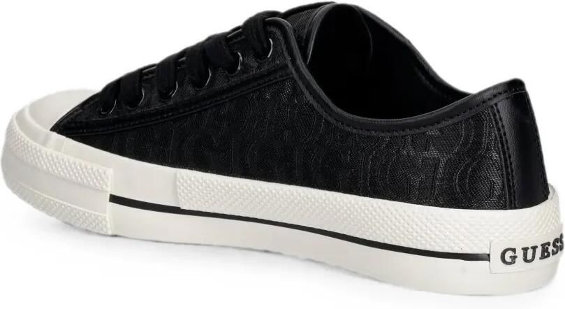 GUESS USA Carey low-top sneakers met monogram-patroon Zwart - Foto 3