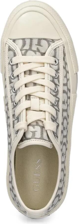 GUESS USA Carey sneakers met logoprint Beige - Foto 4