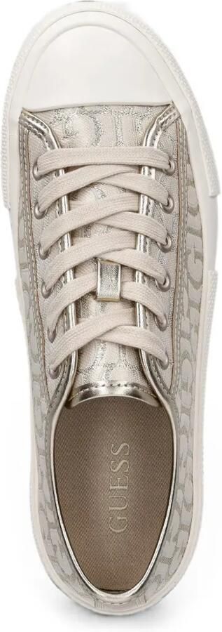 GUESS USA Carey sneakers met logoprint Beige - Foto 3