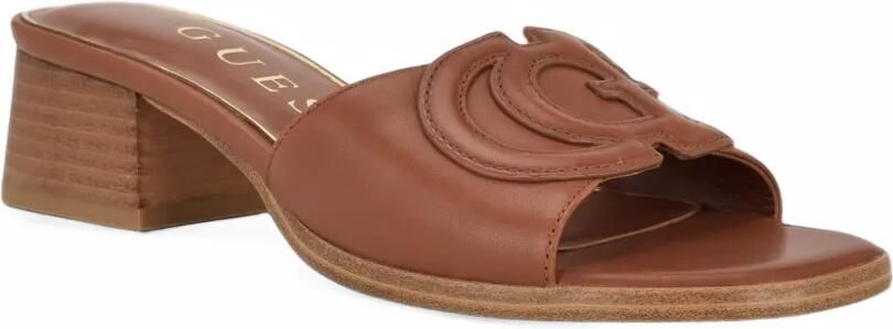 GUESS USA Cerinna geuine leather sandals Bruin - Foto 3
