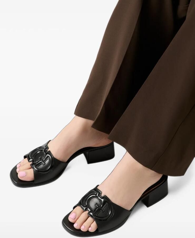 GUESS USA Cerinna leather-blend sandals Zwart - Foto 2