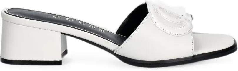 GUESS USA Cerinna sandalen met blokhak en logo-patch Wit