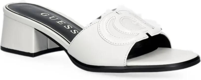 GUESS USA Cerinna sandalen met blokhak en logo-patch Wit - Foto 3