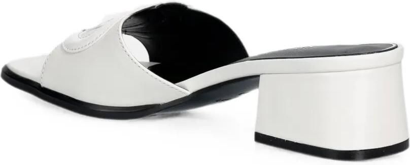 GUESS USA Cerinna sandalen met blokhak en logo-patch Wit - Foto 4