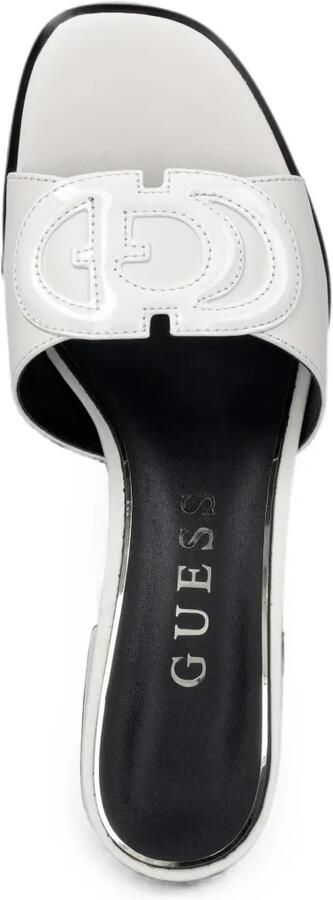 GUESS USA Cerinna sandalen met blokhak en logo-patch Wit - Foto 2