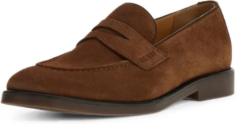 GUESS USA Driftkin suède penny loafers Bruin - Foto 3