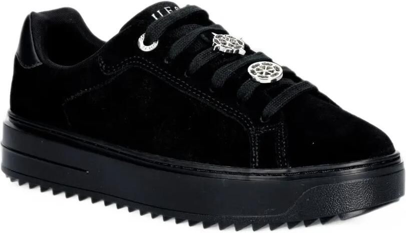 GUESS USA Duena sneakers met logo-plakkaat en plateauzool Zwart - Foto 3