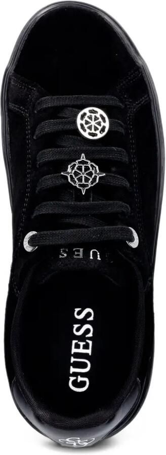 GUESS USA Duena sneakers met logo-plakkaat en plateauzool Zwart - Foto 4